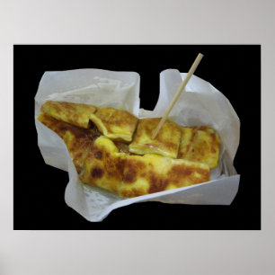 Pôster Banana Hotcake [Roti Kluai Khai] Comida da rua tai