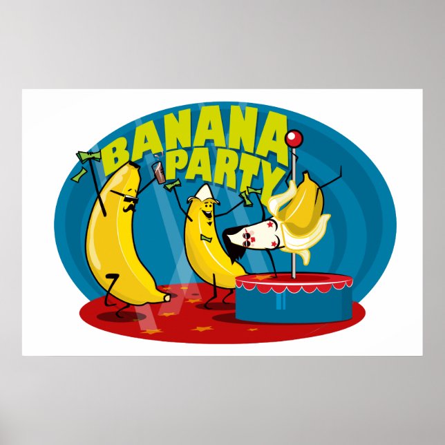 Poster Banana Party (Frente)