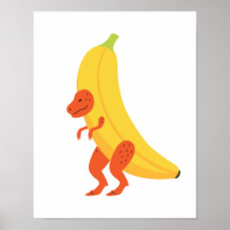 Poster Banana T Rex