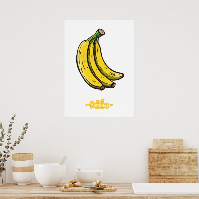 Poster Bananas (Cozinha)