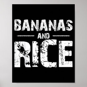 Poster Bananas e arroz
