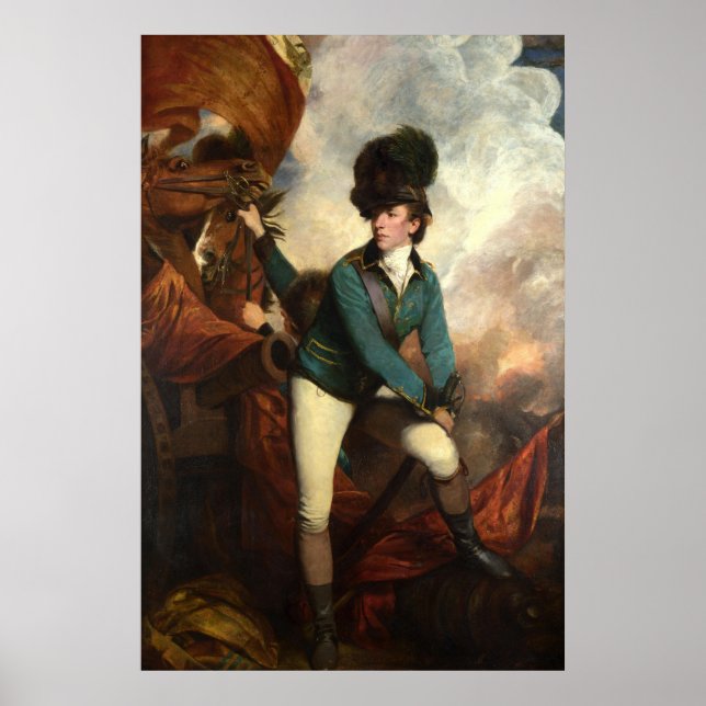 Poster Banastre Tarleton por Joshua Reynolds (Frente)