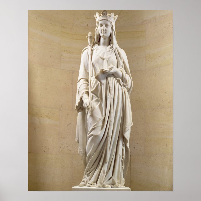Pôster Banche de Castela (1188-1252) Rainha de França, 18 (Frente)