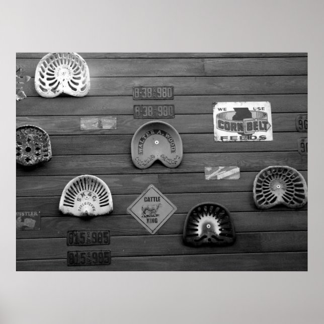 Pôster Banco do trator (Frente)