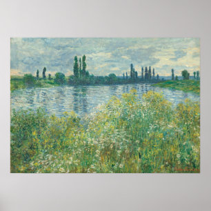 Poster Bancos da Seine - Claude Monet Fine Art