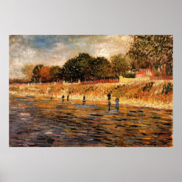 Pôster Bancos do Sena por Vincent van Gogh