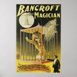 Pôster Bancroft ~ O Maggie Vintage Magic Act
