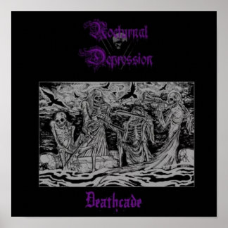 Poster Banda Black metal Death Heavy thrash Gótico Album