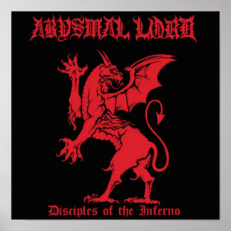 Poster Banda Black metal Death Heavy thrash Gótico Album