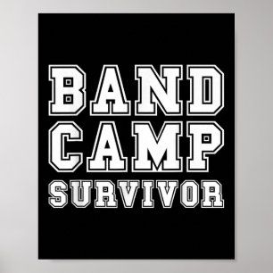 Poster Banda Camp Sobrevivente Marcha Banda Trompete Clar