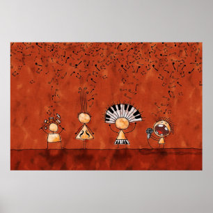 Poster Banda de jazz