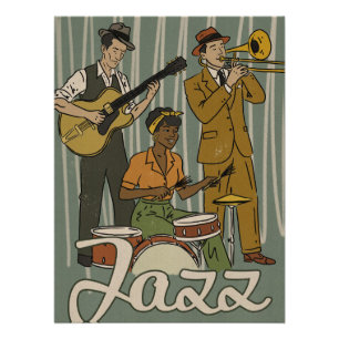 Pôster Banda de Jazz