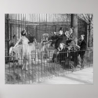 Banda de Jazz no Zoológico, 1925. Foto Antiga