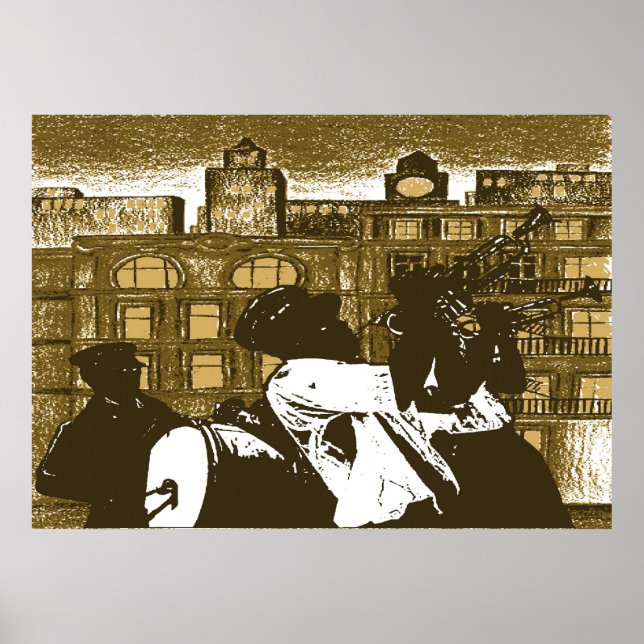 Poster Banda de latão, Nova Orleans (Frente)