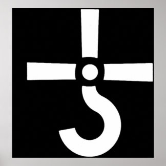 Poster banda do logótipo cult 90art