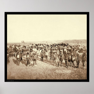 Pôster Banda do Miniconjou do pé grande na dança SD 189