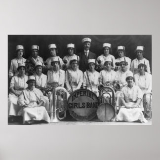 Poster Banda Imperial Girls: 1915