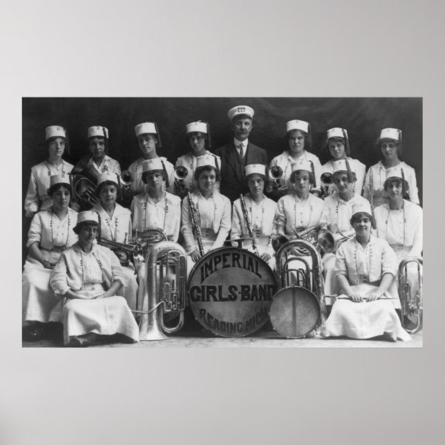 Poster Banda Imperial Girls: 1915 (Frente)