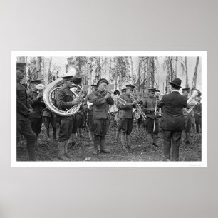 Pôster Banda militar Alaska 1920