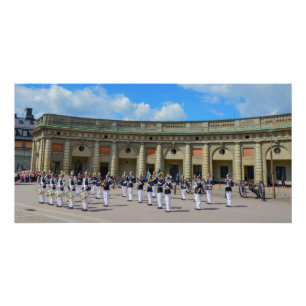 Pôster Banda Real do Exército Sueco, Estocolmo, Suecia