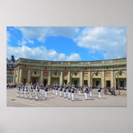 Poster Banda Real do Exército Sueco, Estocolmo, Suecia