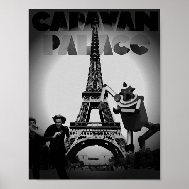 Poster Banda Robô do Palácio de Caravan (Frente)