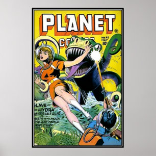 Pôster Bandas desenhadas do vintage -