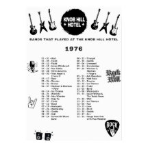Bandas Que Jogaram No Hotel Knob Hill 1976