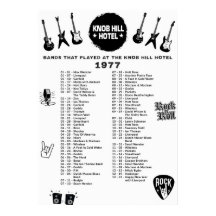Bandas Que Jogaram No Hotel Knob Hill 1977