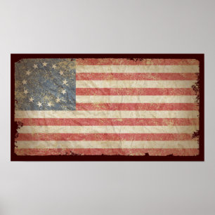Pôster Bandeira 1776 dos E.U.