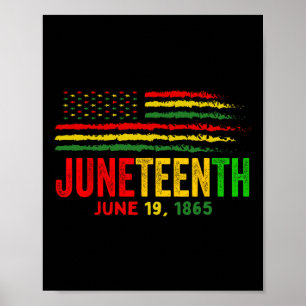 Poster Bandeira 18 de junho de 1865 História Negra Homens