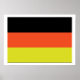 Pôster Bandeira alemã (Frente)