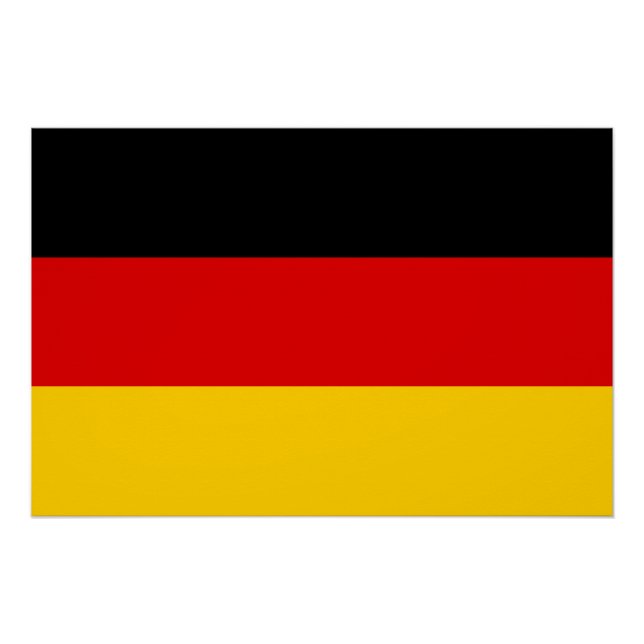 Pôster Bandeira alemã (Frente)