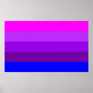Pôster Bandeira Alternativa do Orgulho Transgênero