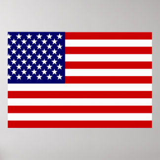 Poster bandeira americana