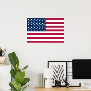 Poster bandeira americana
