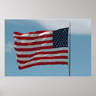 PÔSTER BANDEIRA AMERICANA