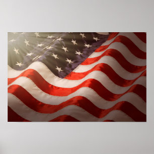 Poster Bandeira Americana