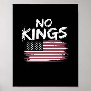 Poster Bandeira Americana de Cabeça para Baixo Distress S