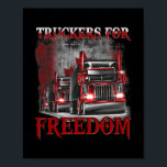 Poster Bandeira Americana do Canadá - Comboio da Liberdad<br><div class="desc">Licenciatura Americana Canada Flag Freedom Convoy 2022 Trucker Driver Gift. Presente perfeito para seu pai, mãe, pai, homens, mulheres, amigos e familiares no Dia de Ação de Graças, Dia de Natal, Dia de as mães, Dia de os pais, 4 de julho de 1776 Dia Independente, Dia dos Veteranos, Dia do...</div>