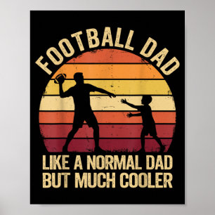 Poster Bandeira Americana Drip de Futebol Para Meninos e