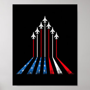 Poster Bandeira Americana Patriótica 4 De Julho Vermelho 