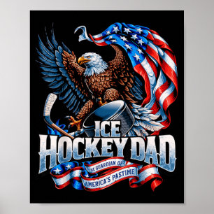 Poster Bandeira Americana Patriótica EUA - Clic Pai de Hó