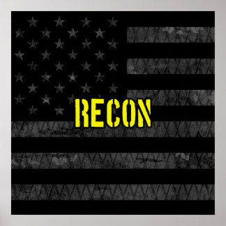 Poster Bandeira Americana Subjugada do Recon