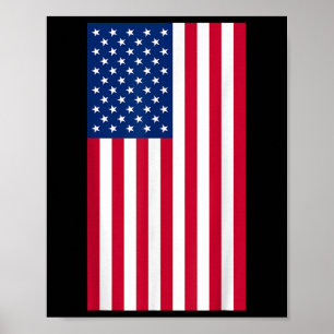 Poster Bandeira Americana Usa Bandeira 4 De Julho Dia Mem