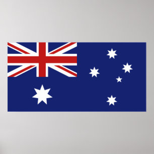 Pôster Bandeira australiana