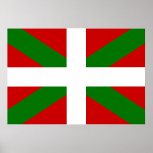 Pôster Bandeira Basque