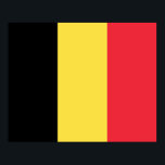 Poster Bandeira belga<br><div class="desc">Esta design é constituída pela bandeira nacional da Bélgica (oficialmente o Reino da Bélgica), que é um país da Europa Ocidental. A Bélgica é delimitada pelos Países Baixos a norte, pela Alemanha a leste, pelo Luxemburgo a sudeste, pela França a sudoeste e pelo Mar do Norte a noroeste. A maior...</div>