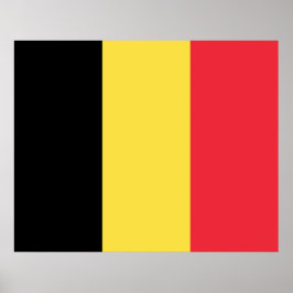 Poster Bandeira belga