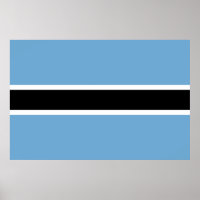 Bandeira Botsuana (Botsuana)